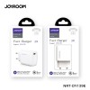 Адаптер мережевий JOYROOM Intelligent fast charger NRT-DY139E |1Type-C, QC/PD, 3A/20W| white