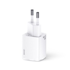 Адаптер мережевий USAMS T37 Super Si Fast Charger US-CC128 |1USB/1Type-C, 20W, PD3.0/QC| white
