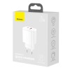 Адаптер мережевий BASEUS Compact Quick Charger 1USB/1Type-C, QC/PD, 20W, 3A| (CCXJ-B02) black
