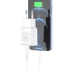 Адаптер мережевий HOCO Lightning Cable Star round dual port charger set C88A |2USB, 2.4A| black