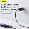 Адаптер мережевий BASEUS Type-C to Type-C cable Super Si Quick Charger |1Type-C, 3A/25W, PD/QC| (TZCCSUP-L02) black