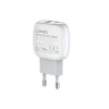 Адаптер мережевий LDNIO Type-C to Lightning Cable A2313C |1USB/1Type-C, QC/PD, 3A| white