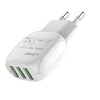 Адаптер мережевий LDNIO Micro USB Cable A3315 |3USB, 3.1A| white