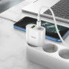 Адаптер мережевий HOCO Type-C to Lightning Cable Lineal C95A |1USB/1Type-C, PD/QC, 20W/3A| white
