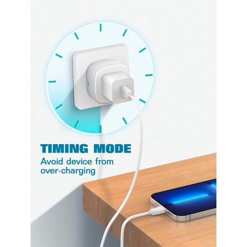 Розумна Wi-Fi розетка LDNIO  WIFI SMART POWER PLUG SCW1050 |2500W, 10A, 2.4Ghz| white