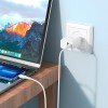 Адаптер мережевий BOROFONE Type-C to Lightning Cable Resource charger BA69A |1USB/1Type-C, 20W/3A, PD/QC| white