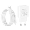 Адаптер мережевий BOROFONE Micro USB Cable Aspirer single port charger set BA74A |1USB, 2.1A| white