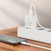Адаптер мережевий BOROFONE Micro USB Cable Aspirer single port charger set BA74A |1USB, 2.1A| white