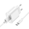 Адаптер мережевий HOCO Type-C Cable Fighter single port charger C109A |1USB, 18W/3A, QC| white