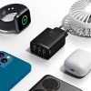 Адаптер мережевий Baseus Compact  Charger 3U 17W EU |3USB, QC, 3.4A|  (CCXJ020102) black