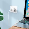 Адаптер мережевий HOCO Type-C Cable Maker dual port charger set N25 |2USB, 2.1A| white