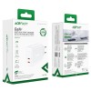 Адаптер мережевий ACEFAST GaN A29 |2Type-C, 50W/3A, PD/QC| white