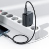 Адаптер мережевий ACEFAST GaN A29 |2Type-C, 50W/3A, PD/QC| white