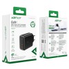 Адаптер мережевий ACEFAST GaN A29 |2Type-C, 50W/3A, PD/QC| white