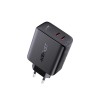 Адаптер мережевий ACEFAST A9 |2Type-C, 40W/3A, PD/QC| black
