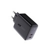 Адаптер мережевий ACEFAST A9 |2Type-C, 40W/3A, PD/QC| black