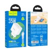 Адаптер мережевий HOCO Type-C to Lightning Cable Triumph charger set N29 |2Type-C, 35W/3A, PD/QC| black