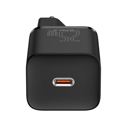 Адаптер мережевий Baseus Super Si Quick Charger 1C |1Type-C, QC/PD, 25W| black