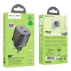 Адаптер мережевий Hoco Elogiado dual-port charger N42 |2Type-C, 45W/3A, PD/QC| black