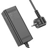 Адаптер мережевий Hoco Sharp desktop socket NS4 |1USB/2Type-C, 65W/3A, PD/QC, 4000W Socket| black