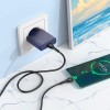 Адаптер мережевий HOCO Type-C to Type-C cable Biscuit single port charger N44 |Type-C, QC/PD, 30W/3A| white