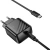 Адаптер мережевий HOCO Type-C to Type-C Cable Puerto single-port charger set CS24A |1Type-C, 25W/3A| black
