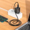 Адаптер мережевий HOCO Type-C to Type-C Cable Puerto single-port charger set CS24A |1Type-C, 25W/3A| black