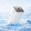 Адаптер мережевий HOCO Glorious single port charger N47 |Type-C, 30W, PD| white