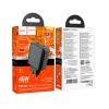 Адаптер мережевий HOCO Article charger CS26A |1USB/2Type-C, 45W/3A, PD/QC| black