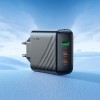Адаптер мережевий HOCO Article charger CS26A |1USB/2Type-C, 45W/3A, PD/QC| black