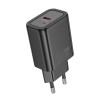 Адаптер мережевий HOCO Gentle single port charger N62 |1Type-C, 30W/3A, PD/QC| white