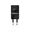 Адаптер мережевий Baseus GaN5 Fast Charger (mini) |1Type-C, 20W/3A, PD/QC| (With C to C 100W 1m cable) black