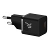 Адаптер мережевий Baseus GaN5 Fast Charger (mini) |1Type-C, 20W/3A, PD/QC| (With C to C 100W 1m cable) black