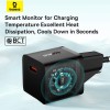 Адаптер мережевий Baseus GaN5 Fast Charger (mini) |1Type-C, 20W/3A, PD/QC| (With C to C 100W 1m cable) black