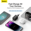 Адаптер мережевий Baseus GaN5 Pro Fast Charger |2Type-C, 40W/3A, PD/QC| black