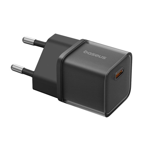 Адаптер мережевий Baseus GaN5S Fast Charger |1Type-C, 20W/3A, PD/QC| black