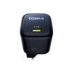 Адаптер мережевий Baseus PicoGo GaN Fast Charger |1Type-C, 45W/3A, PD/QC| black