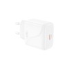 Адаптер мережевий XO Single USB-C Fast Charger L141 |20W/3A, PD/QC| white