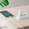 Адаптер мережевий XO Single USB-C Fast Charger L141 |20W/3A, PD/QC| white