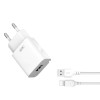 Адаптер мережевий XO Type-C USB Cable Home charger L99 |1USB, 2.4A| white