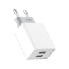 Адаптер мережевий XO USB charger (22pcs/Bottle) L65 |2USB, 2.4A| white