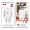 Адаптер мережевий XO charger L37 |1USB, 2.1A| white