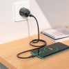 Адаптер мережевий Borofone Sunlight charger BN17 |1USB/1Type-C, 20W/3A, PD/QC| black