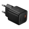 Адаптер мережевий HOCO Ingenious single port PD charger N64 |1Type-C, 20W/3A, PD/QC| black