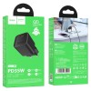 Адаптер мережевий HOCO Ingenious single port PD charger N66 |1Type-C, 35W/3A, PD/QC| black
