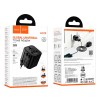 Перехідник для розеток HOCO Changer global universal conversion plug AC29 black