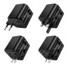 Перехідник для розеток HOCO Changer global universal conversion plug AC29 black