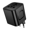 Перехідник для розеток HOCO Changer global universal conversion plug AC29 black