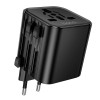 Перехідник для розеток HOCO Changer global universal conversion plug AC29 black