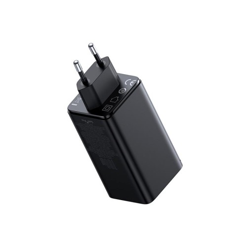 Адаптер мережевий BASEUS C to C cable  GaN6 Pro Fast Charger set |2USB/2Type-C, 100W/3A, PD/QC| black